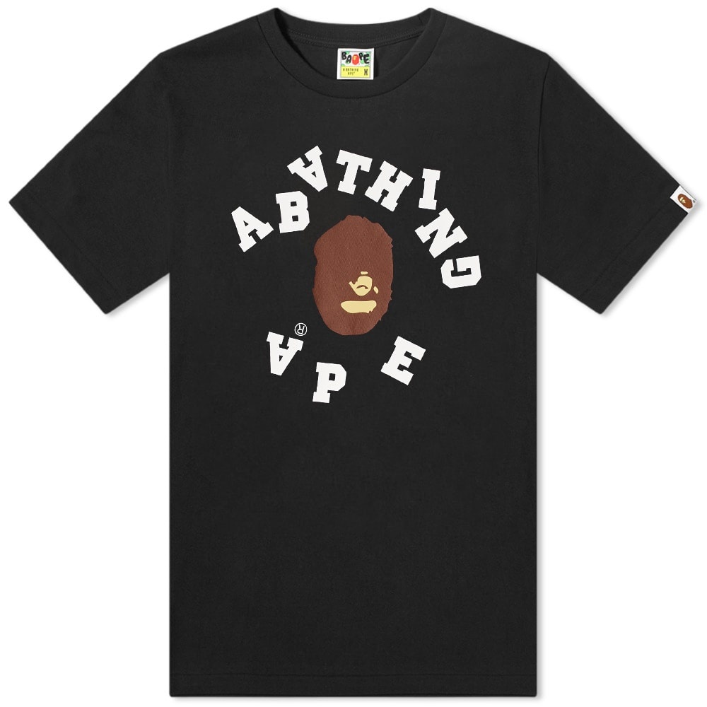 A Bathing Ape Broken College Tee - 1