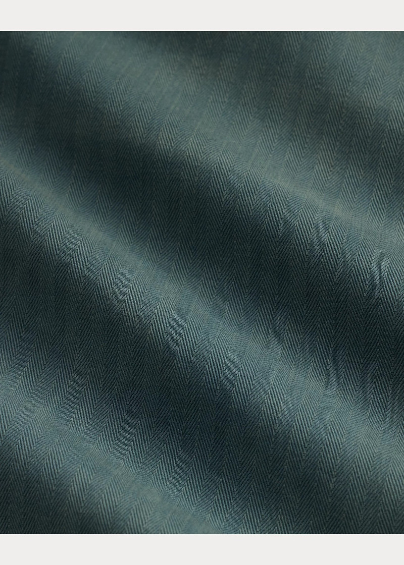 Garment-Dyed Herringbone Twill Workshirt 7