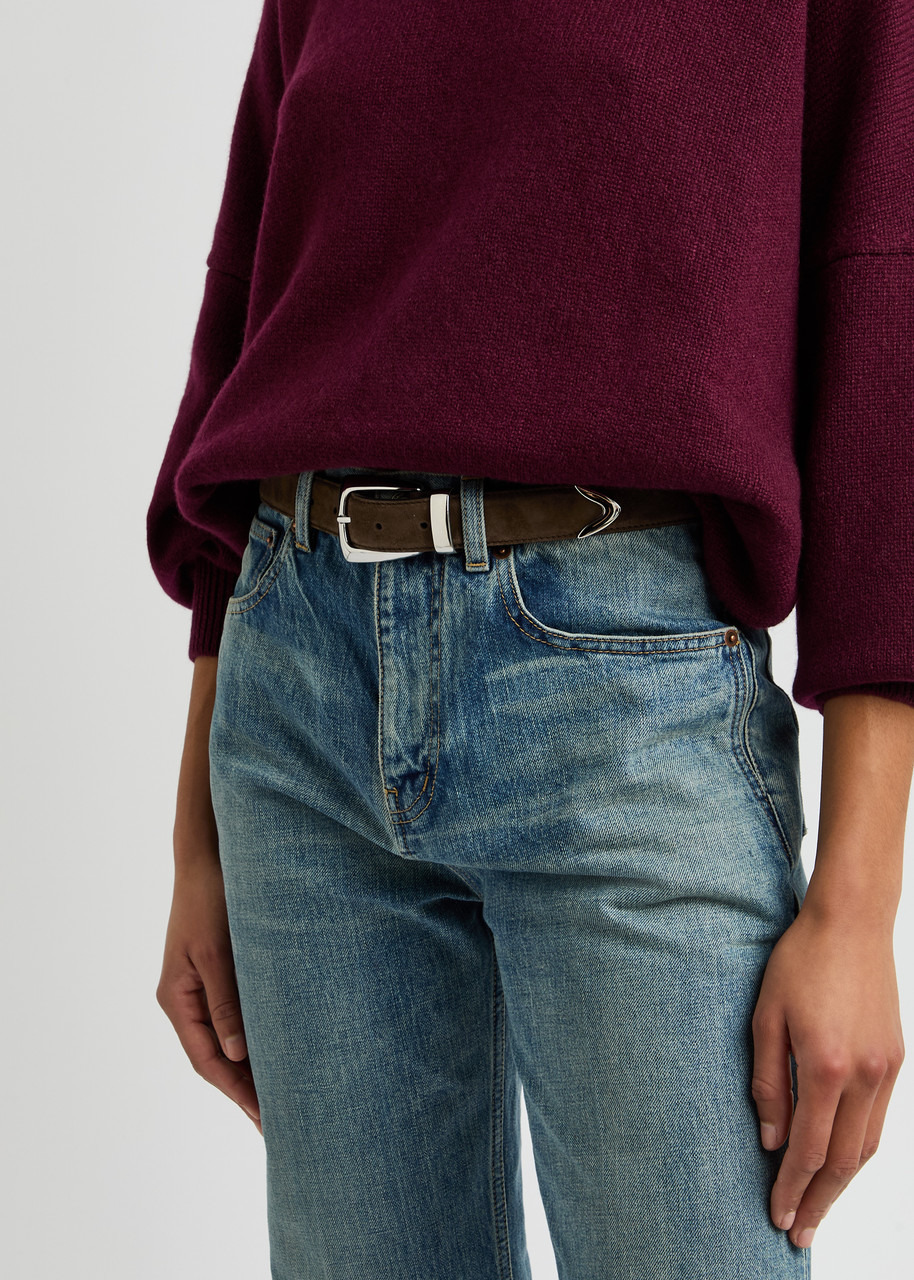 Khaite Benny Suede Belt - 2