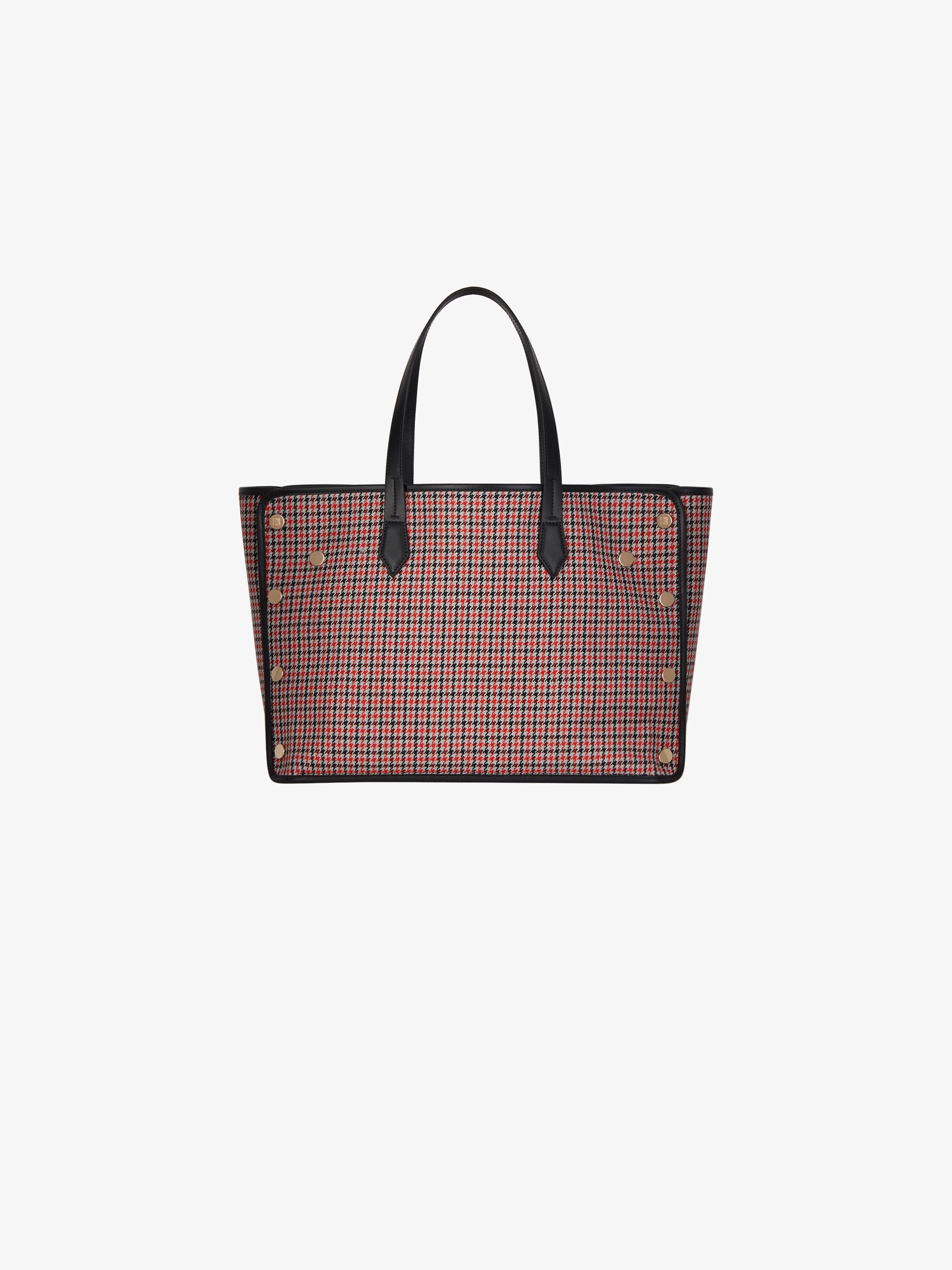 Medium Bond shopper in houndstooth wool - 4