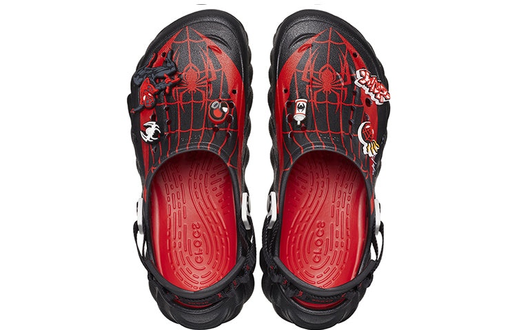 Crocs Team Spider Man Echo Clog 'Black Red' 208781-001 - 4