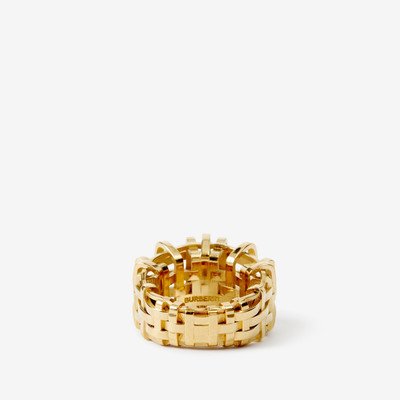 Burberry Check Gold-plated Ring outlook
