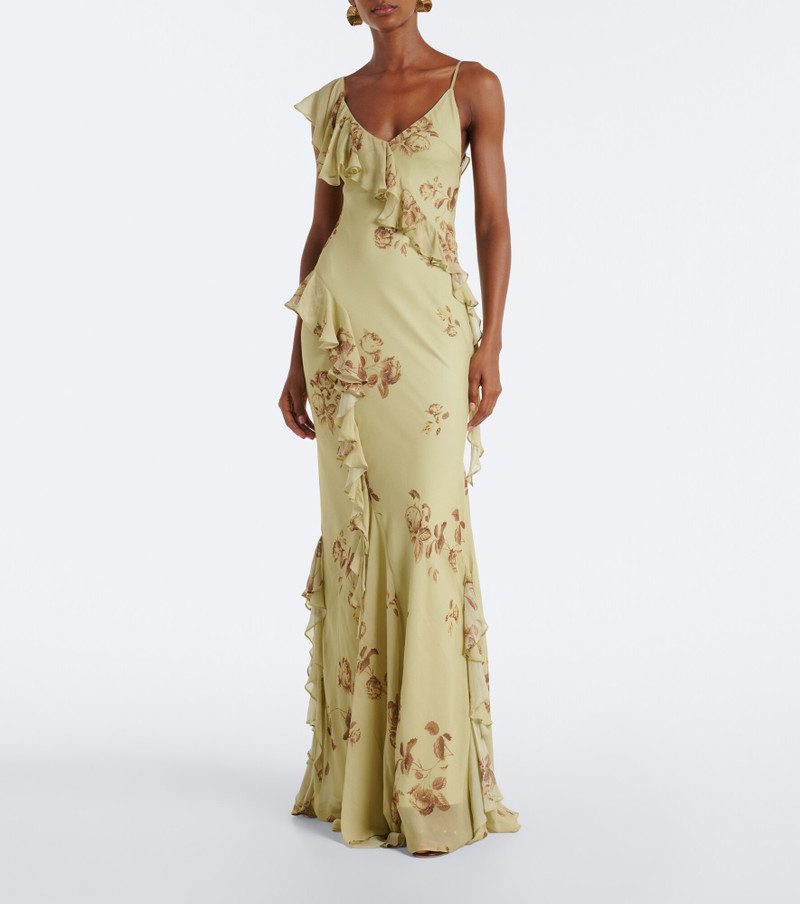 Mayara floral georgette maxi dress 6