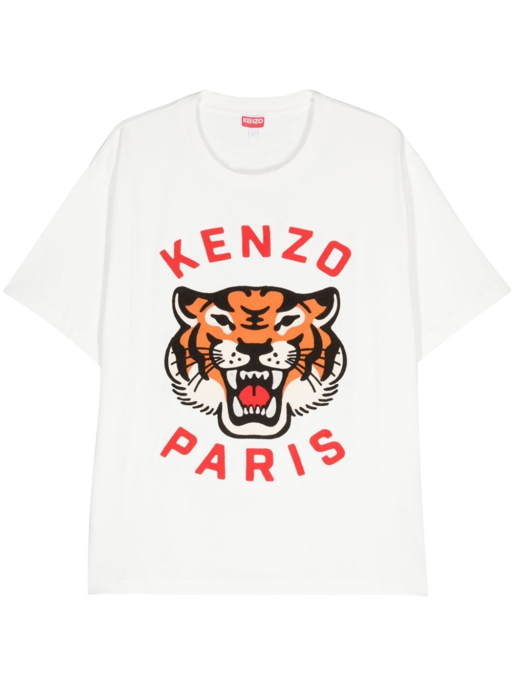KENZO Lucky Tiger cotton T-shirt farfetch REVERSIBLE