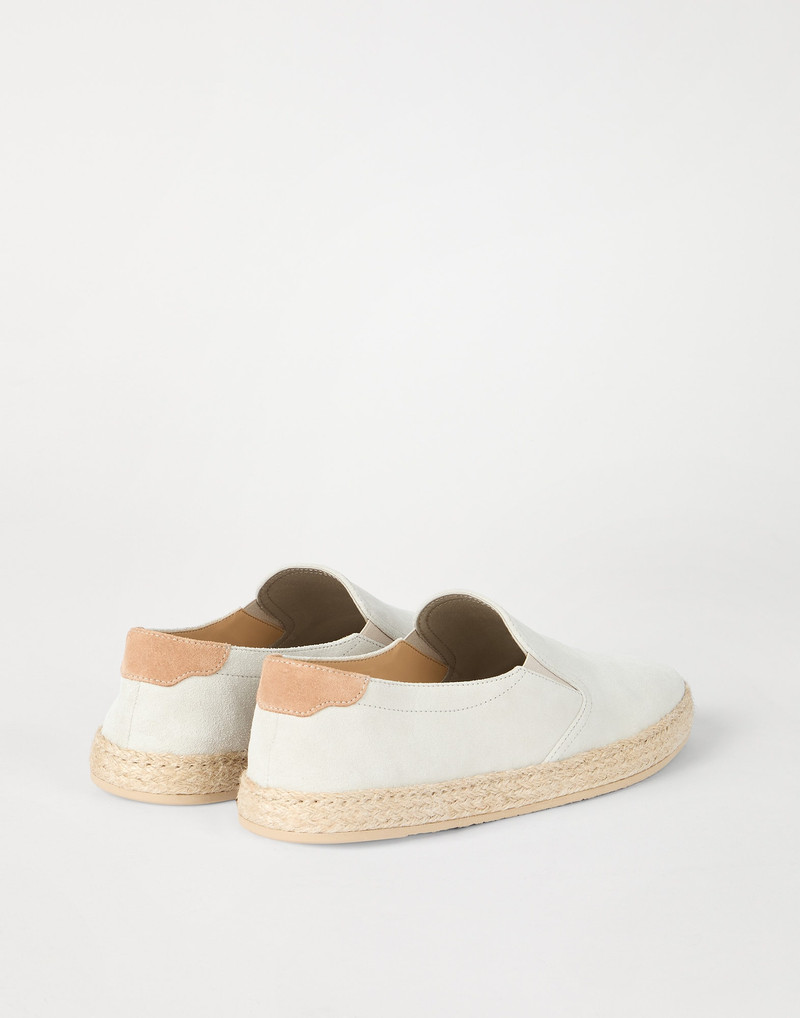 Suede slip-ons with rope insert 3