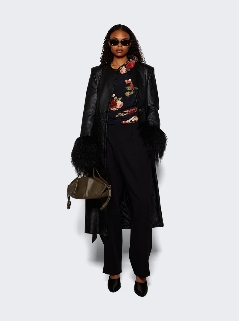 MAGDA BUTRYM One Shoulder Shirt Rose Print outlook