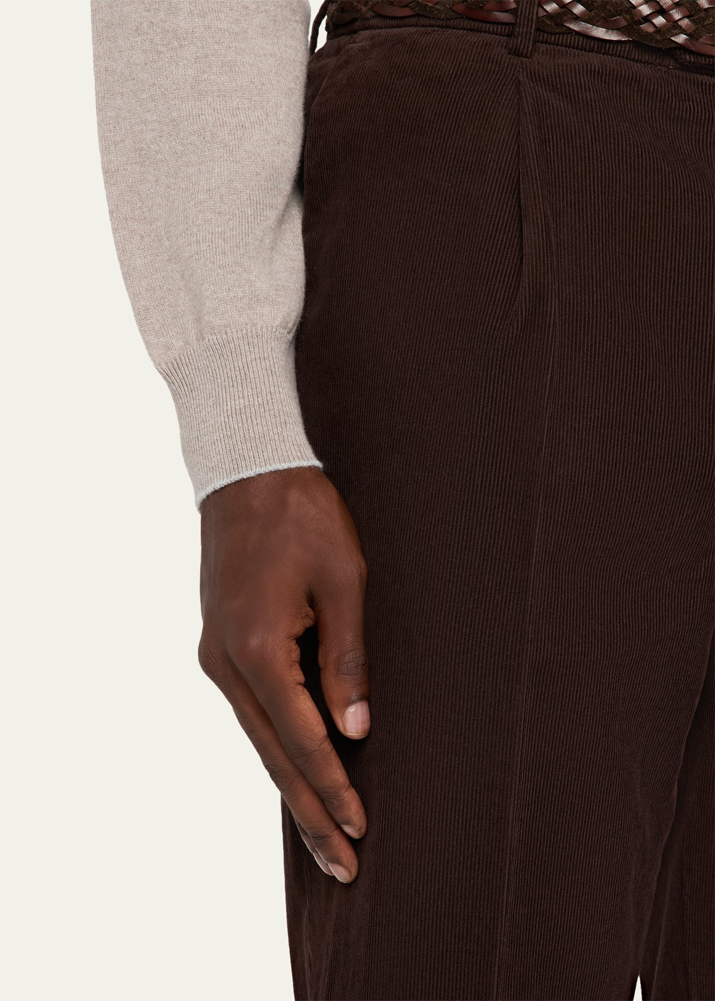 Men's Micro Corduroy Trousers - 5
