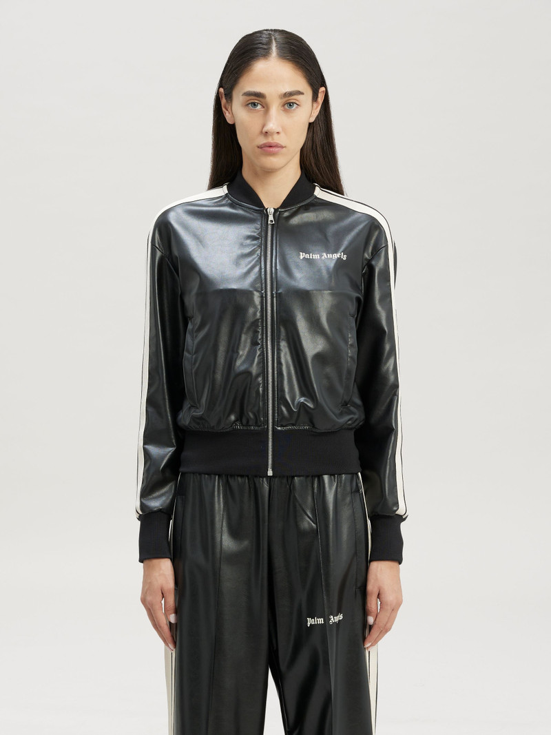 Leather Effect Bomber Trackjacket 3
