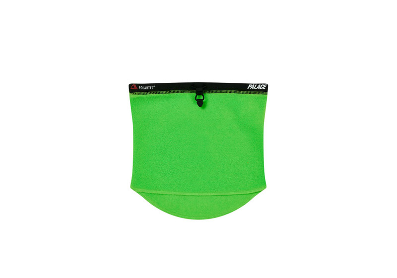 PALACE POLARTEC LAZER NECK WARMER FLURO GREEN outlook