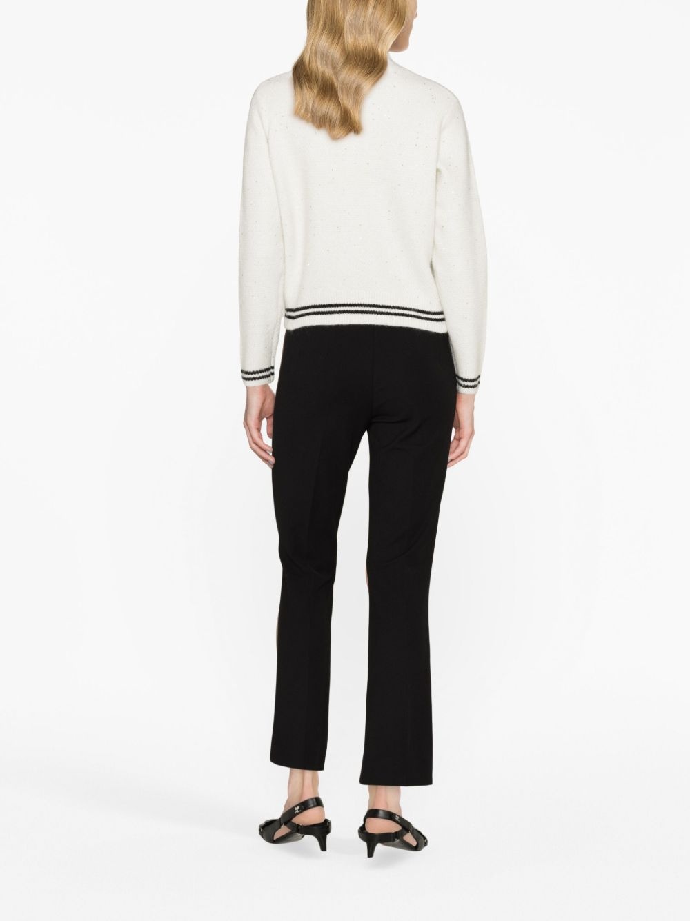 mid-rise cropped trousers - 3