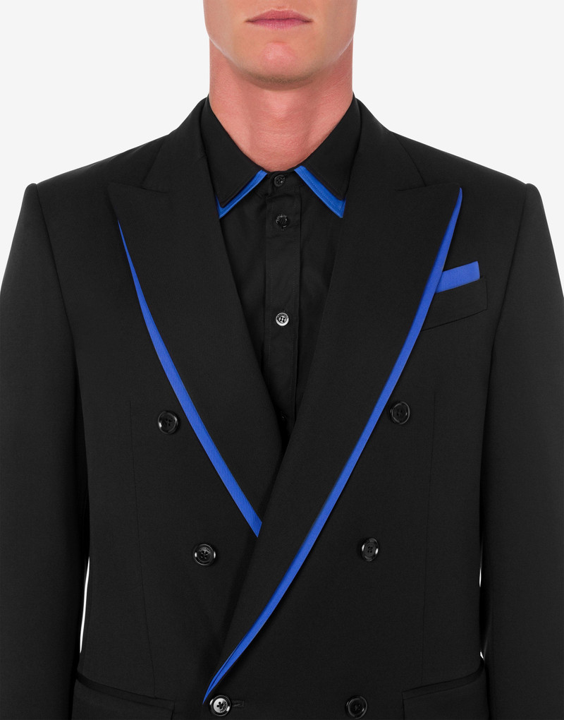 CONTRASTING LAYERS GABARDINE JACKET 4