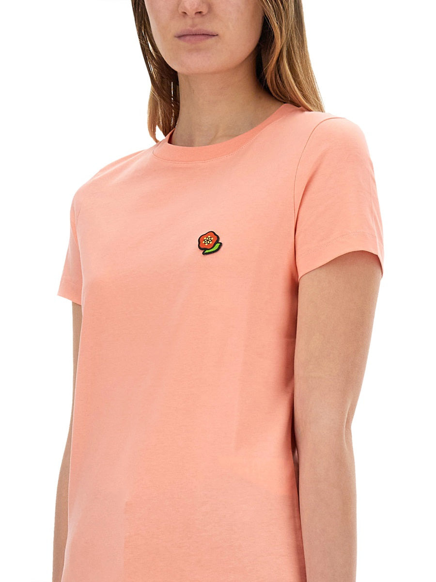 Kenzo Women T-Shirt With "Pop" Embroidery - 4
