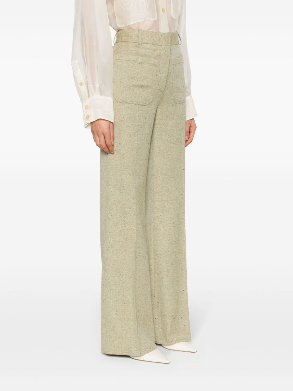 Alina speckle-knit trousers - 3