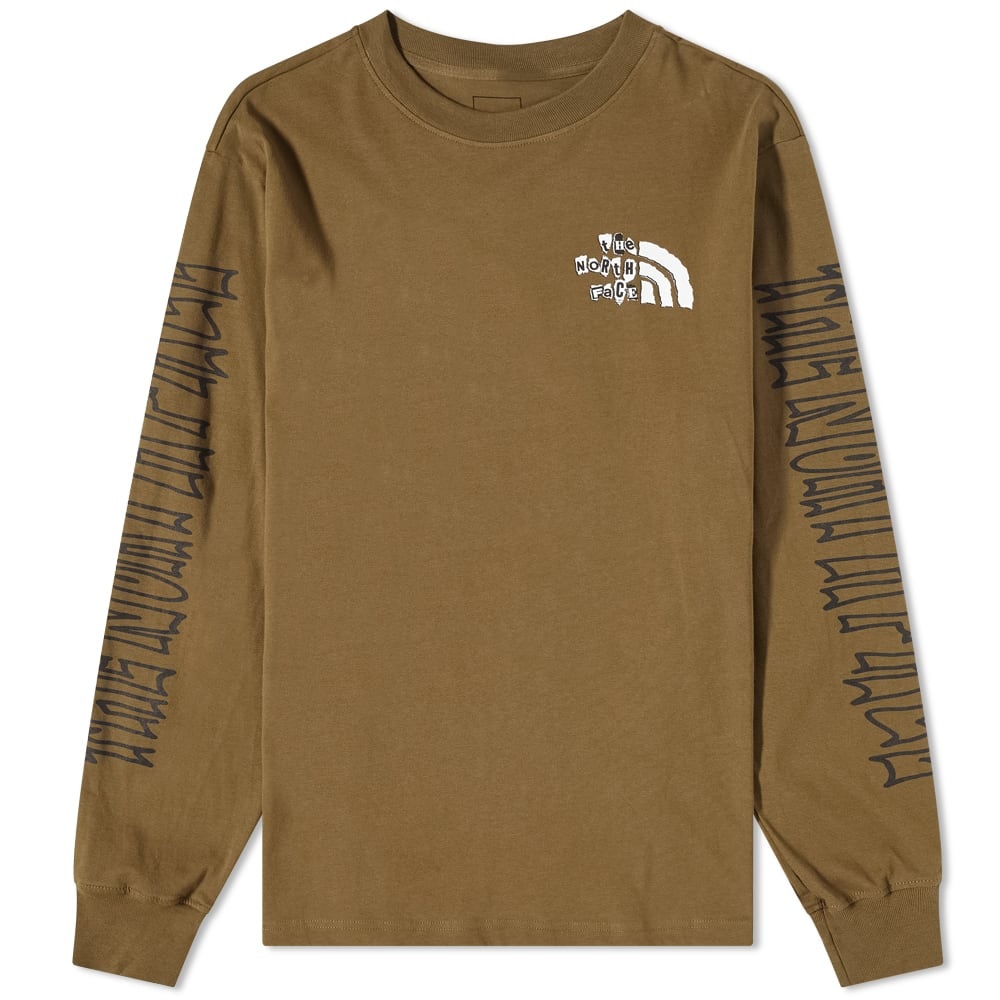 The North Face Long Sleeve Printed Heavyweight T-Shirt - 1
