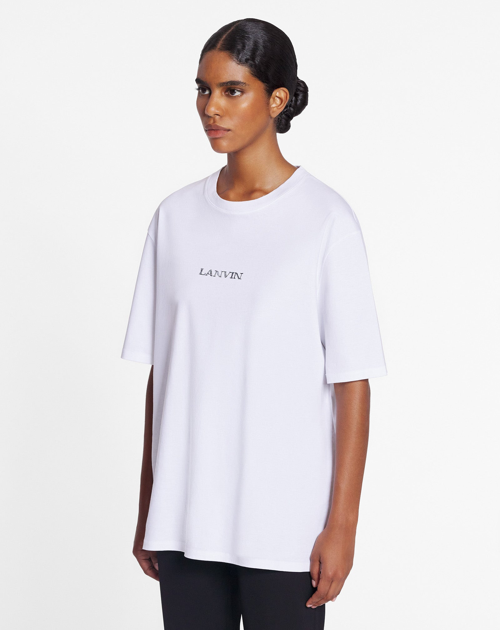 LANVIN LOGO CLASSIC T-SHIRT - 4