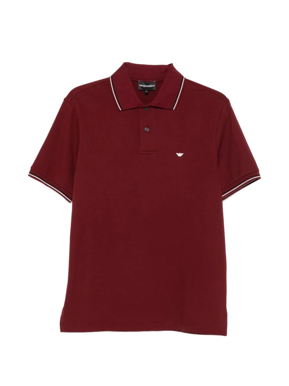 logo-patch polo shirt - 1