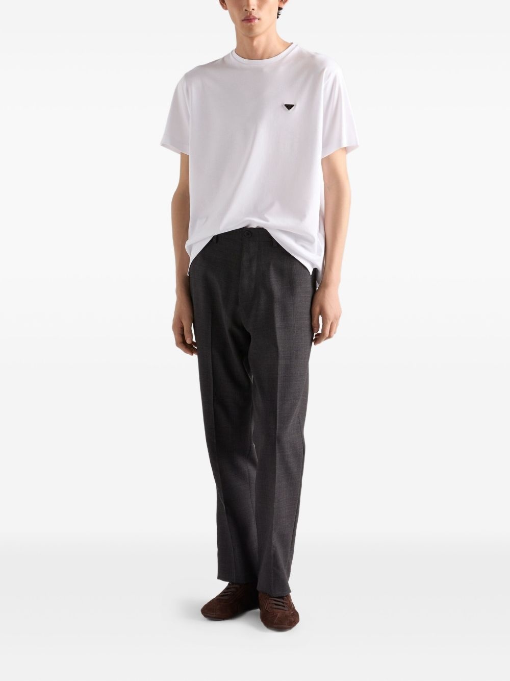 logo cotton T-shirt - 2