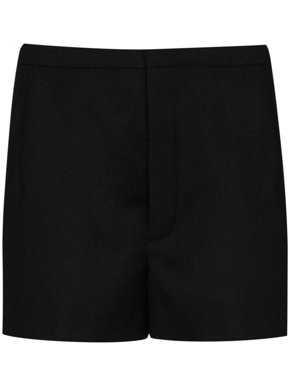 tailored pleated shorts - 1