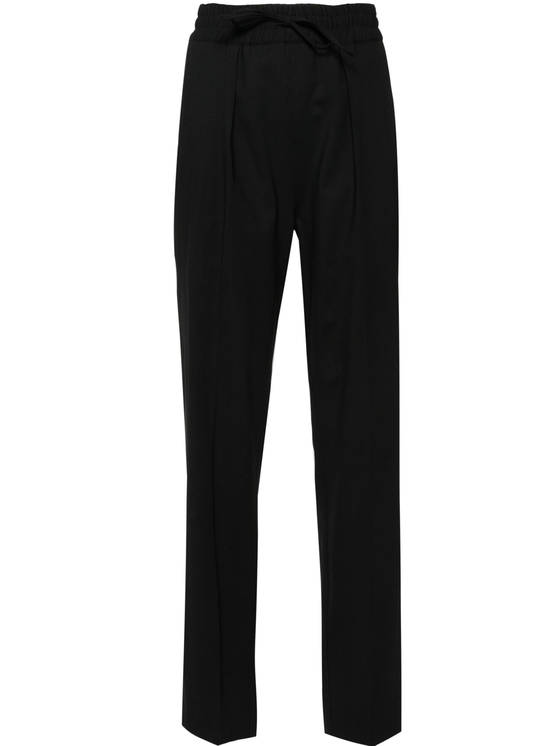 Black Liska Tapered Trousers - 1