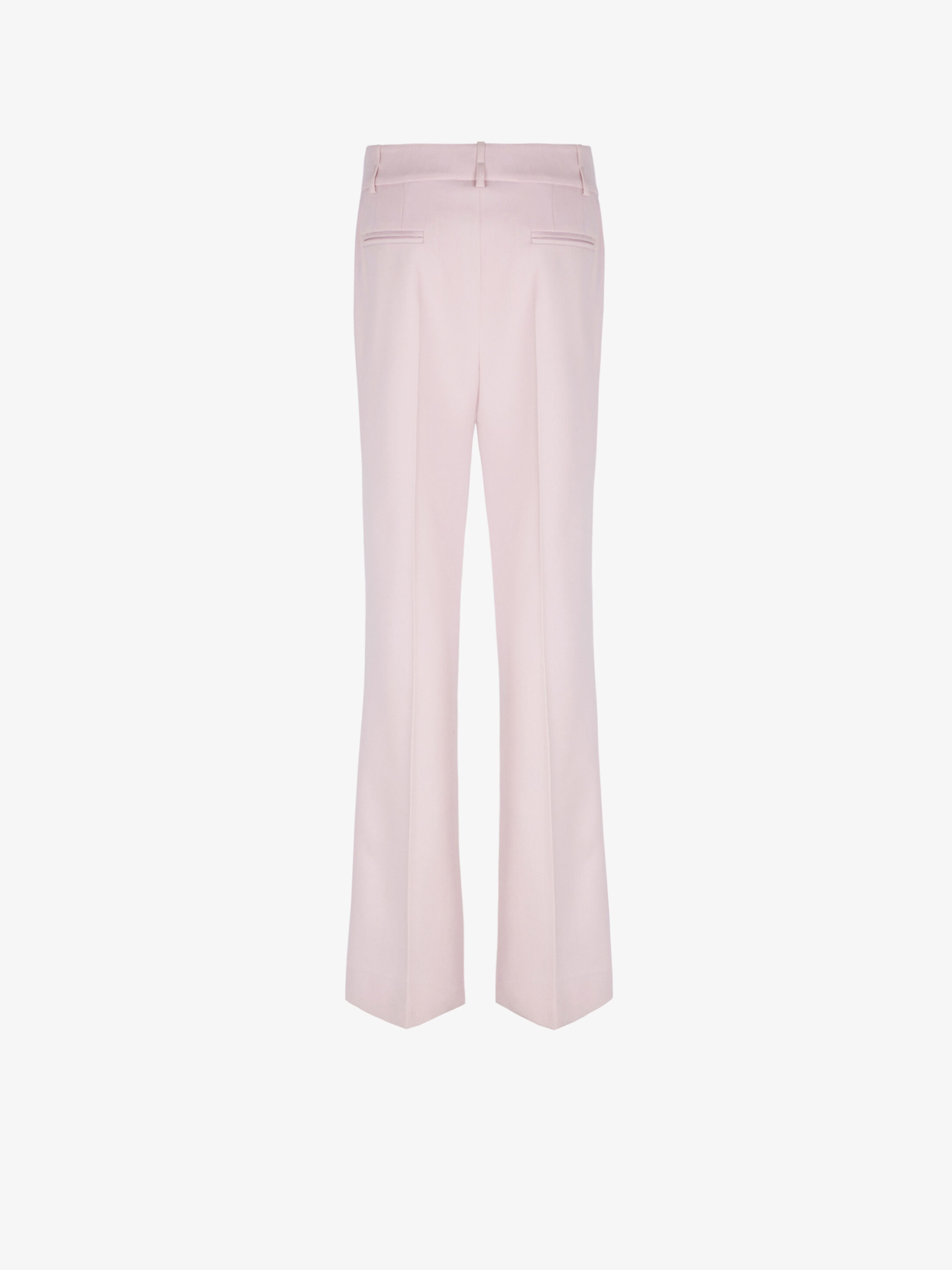 High waisted pants in drill wool - 4