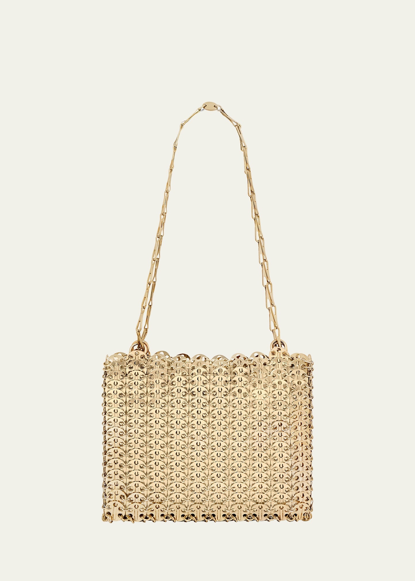 1969 Allover Disc Brass Shoulder Bag - 2