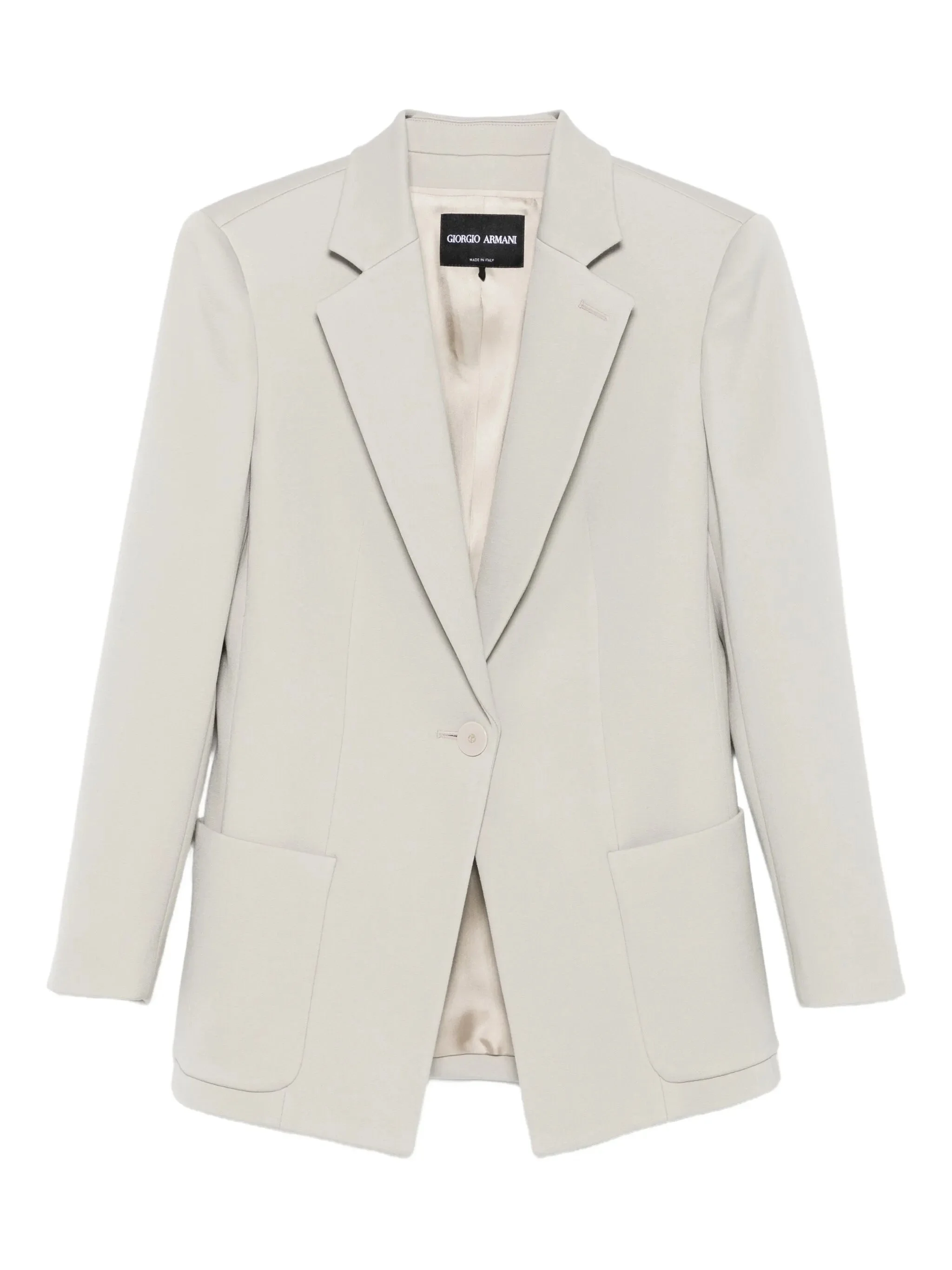 Giorgio Armani Single-button Patch-pocket Blazer - 1