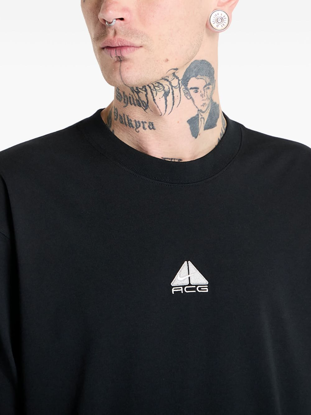 logo-detail long-sleeve T-shirt - 5