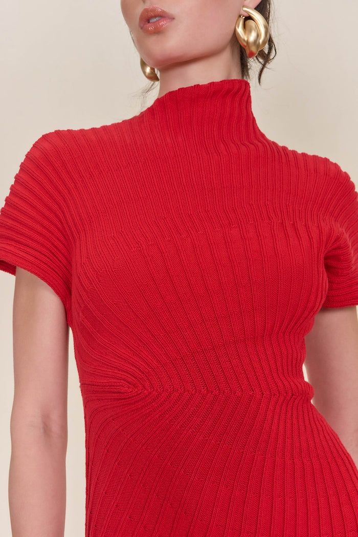CHRYSTA KNIT DRESS - 2