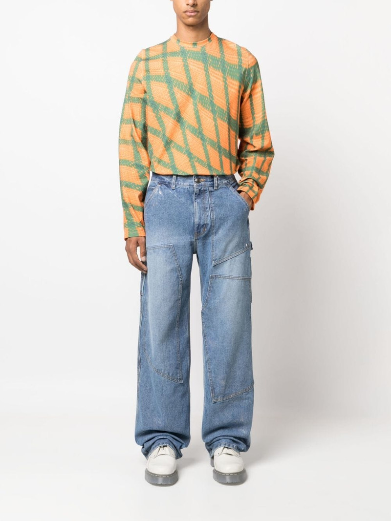 Andersson Bell mid-rise wide-leg jeans outlook