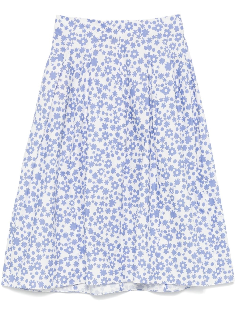 poplin midi skirt - 1