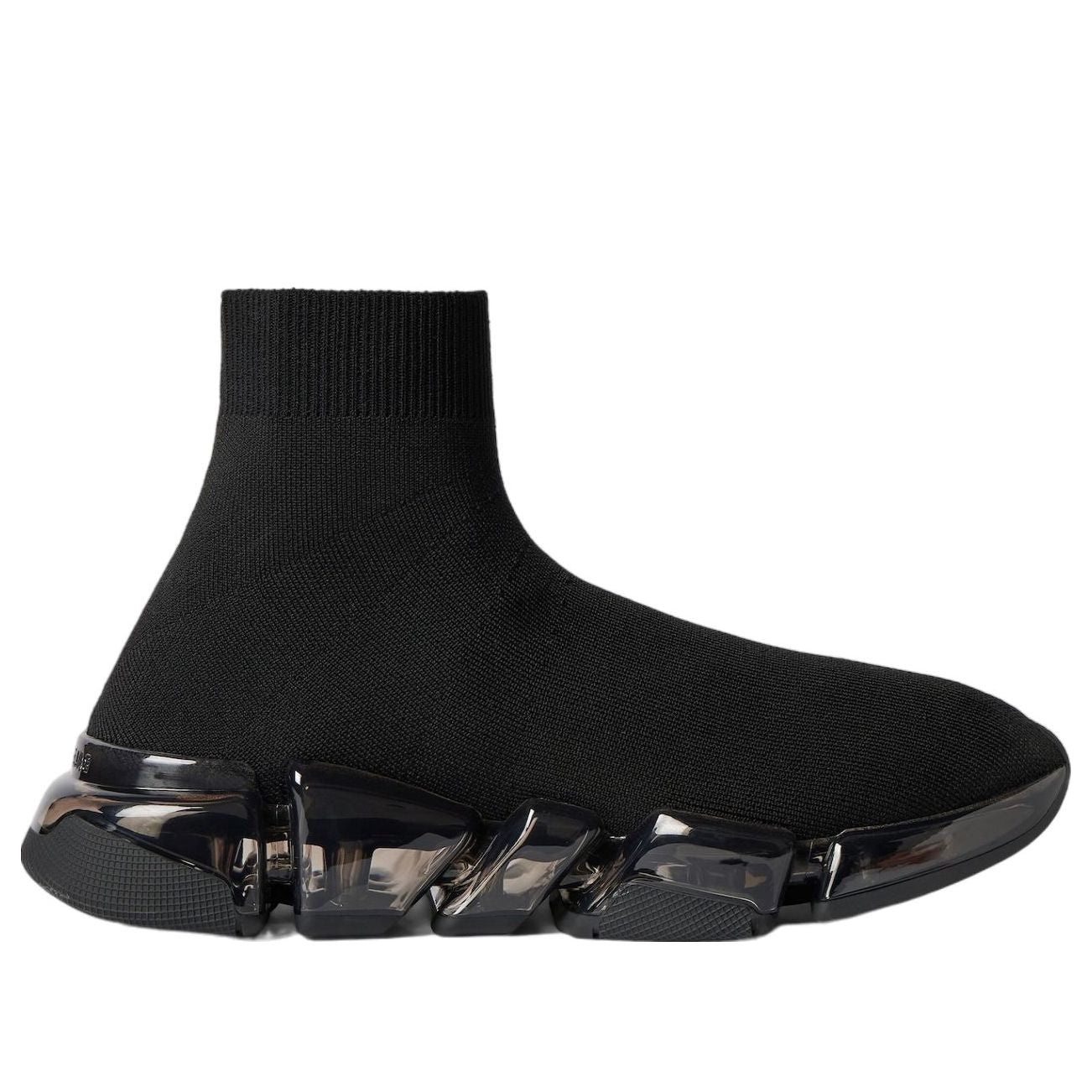 (WMNS) Balenciaga Speed 2.0 'Black Black Clear Sole' 617196W2DC41000 - 2