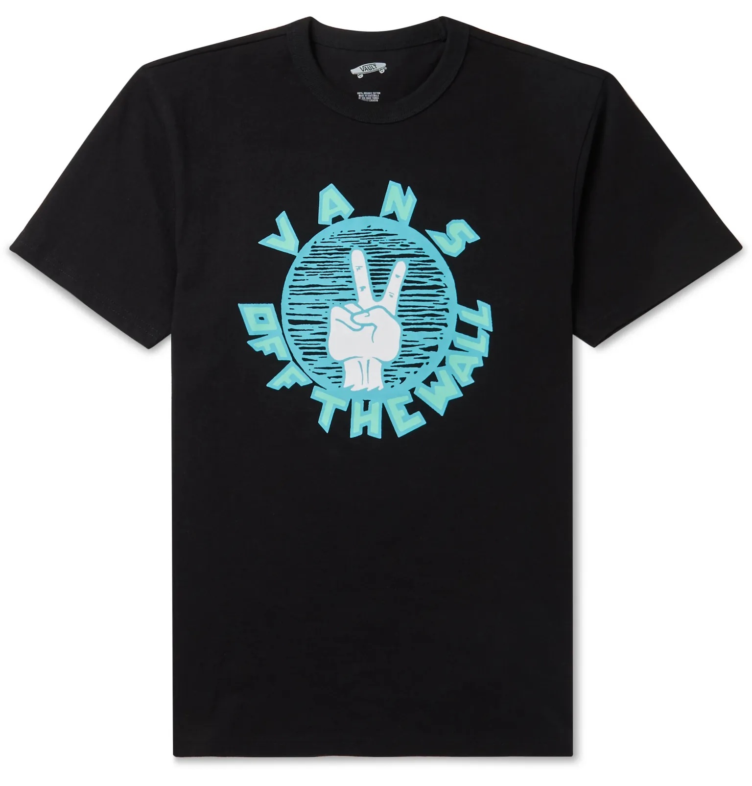 Vault Logo-Print Organic Cotton-Jersey T-Shirt - 1