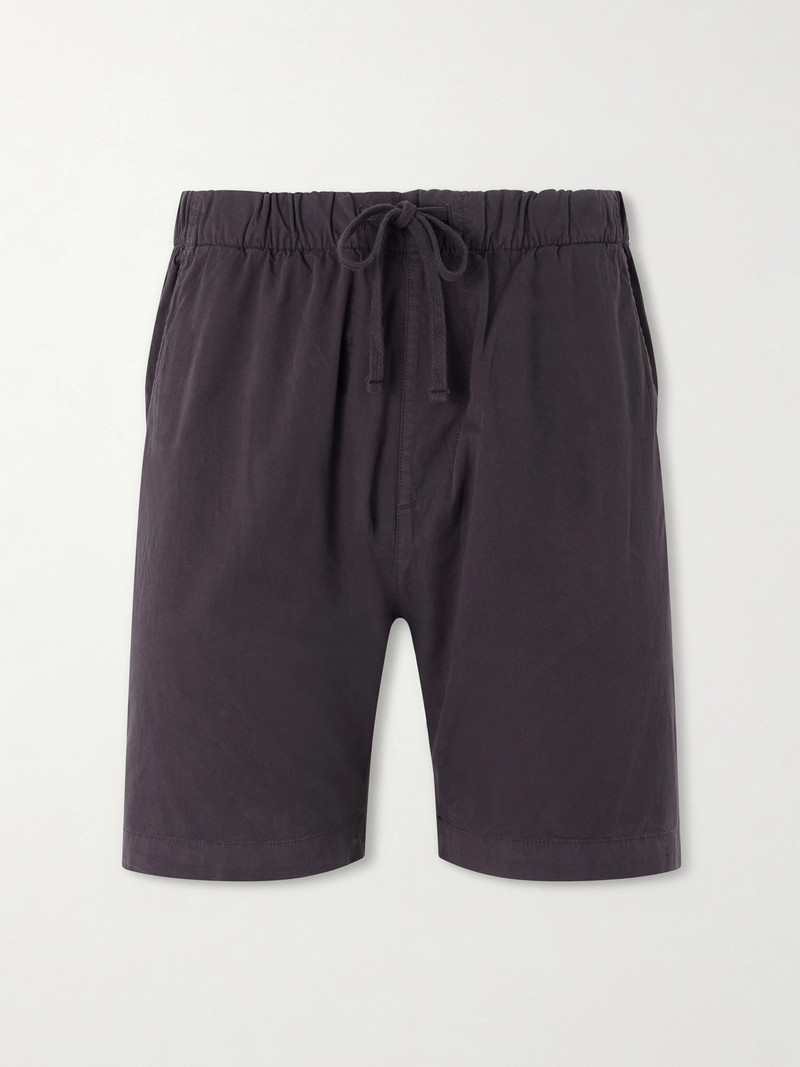Joggy Straight-Leg Cotton Drawstring Shorts 1