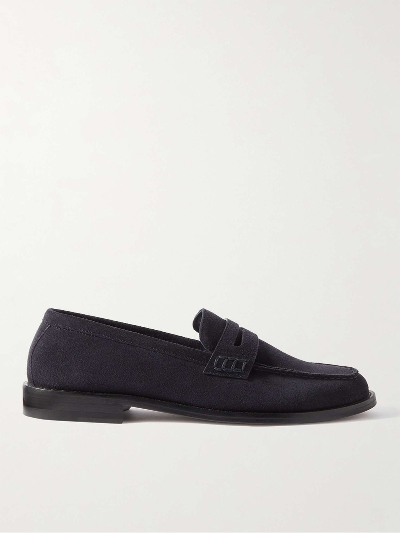 Perry Suede Penny Loafers - 1