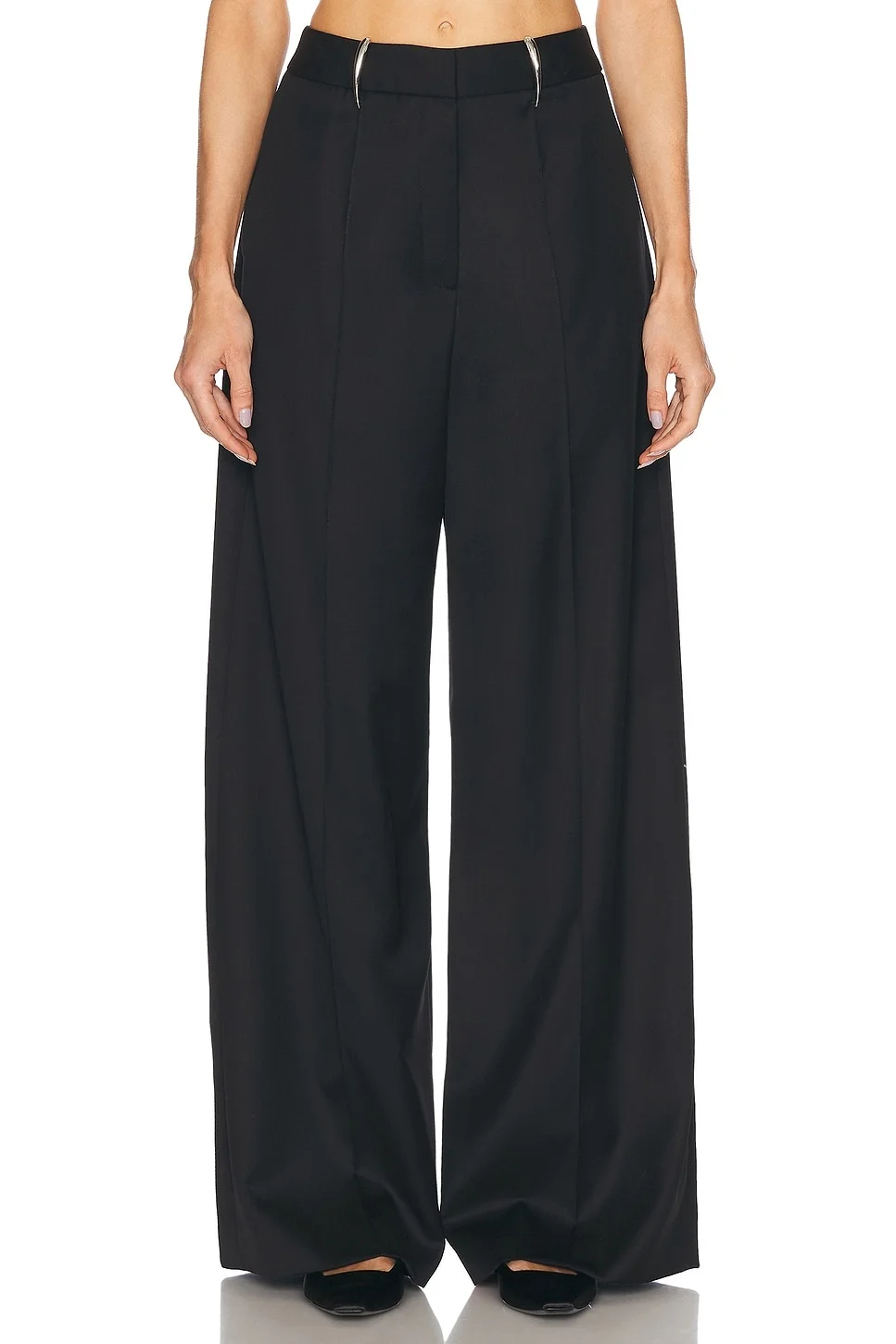 Claw Belt Loop Tailored Trousers - 1