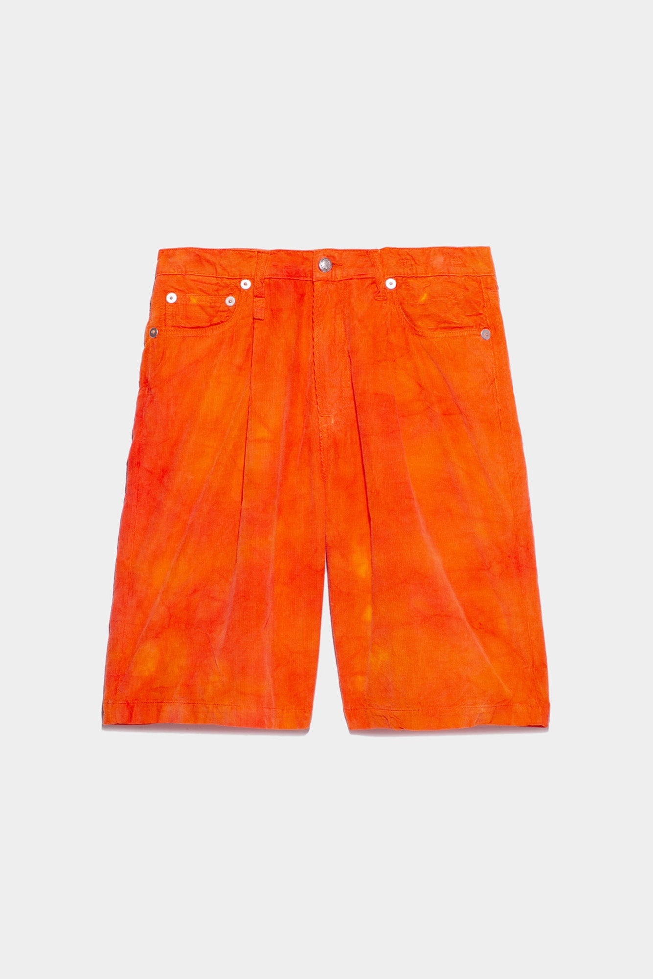 Damon Pleated Short - Sunburst Corduroy | R13 Denim Official Site - 1