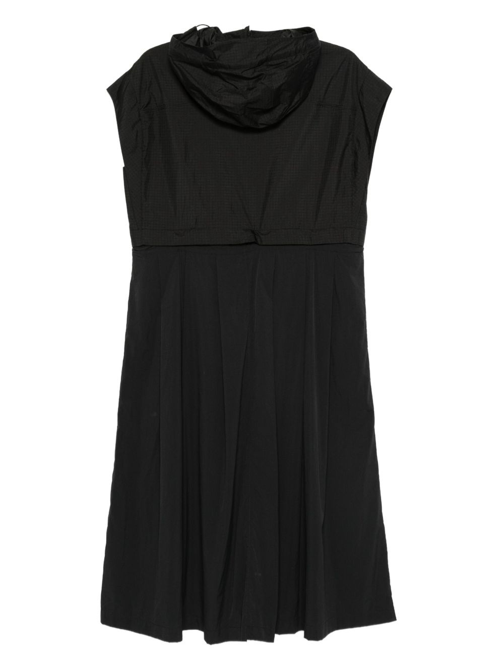hooded windbreaker dress - 2