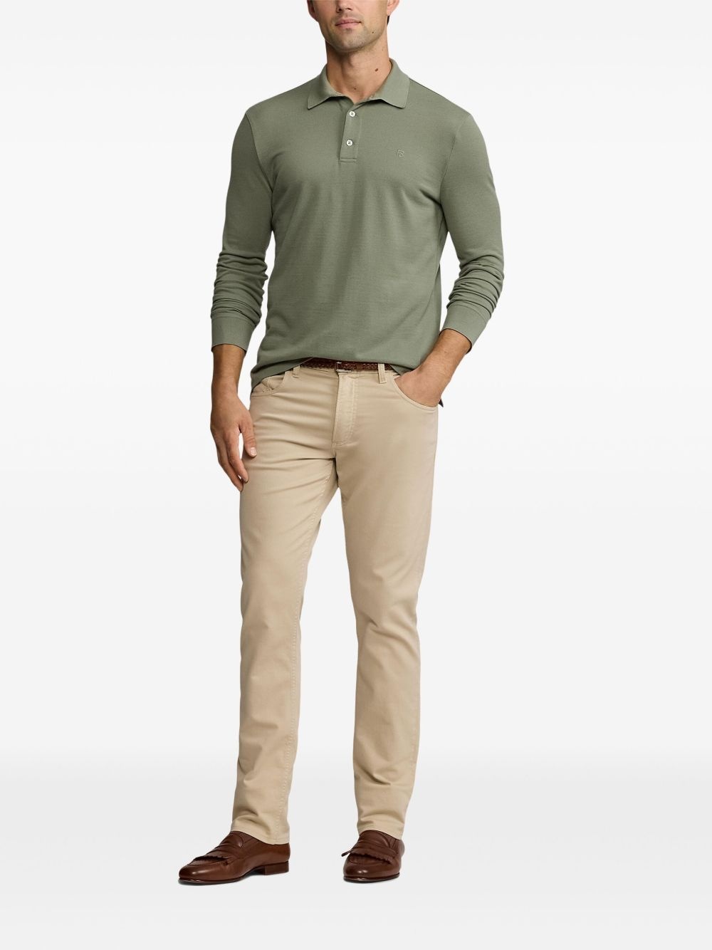 logo-embroidered polo shirt - 2