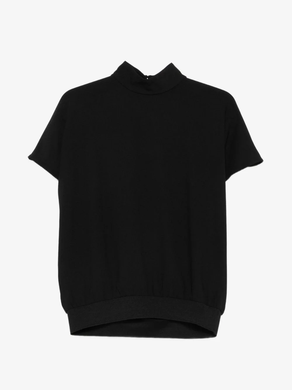 open-back high-neck top - 1