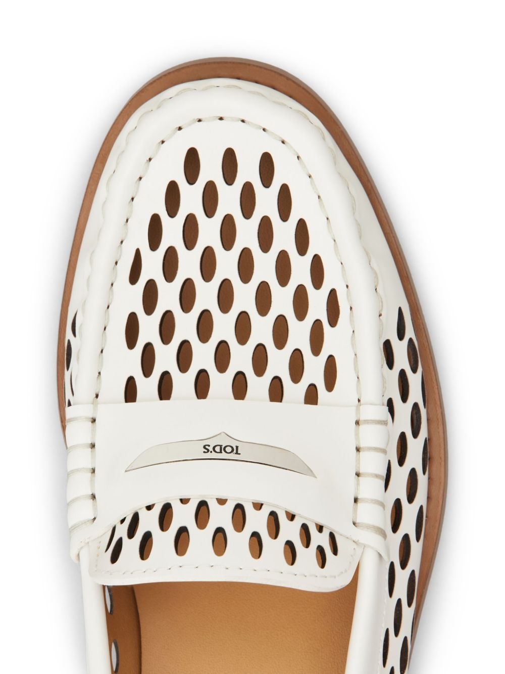perforated loafers - 5