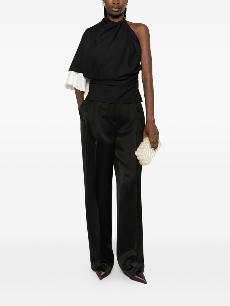 RÓHE draped one-shoulder top outlook