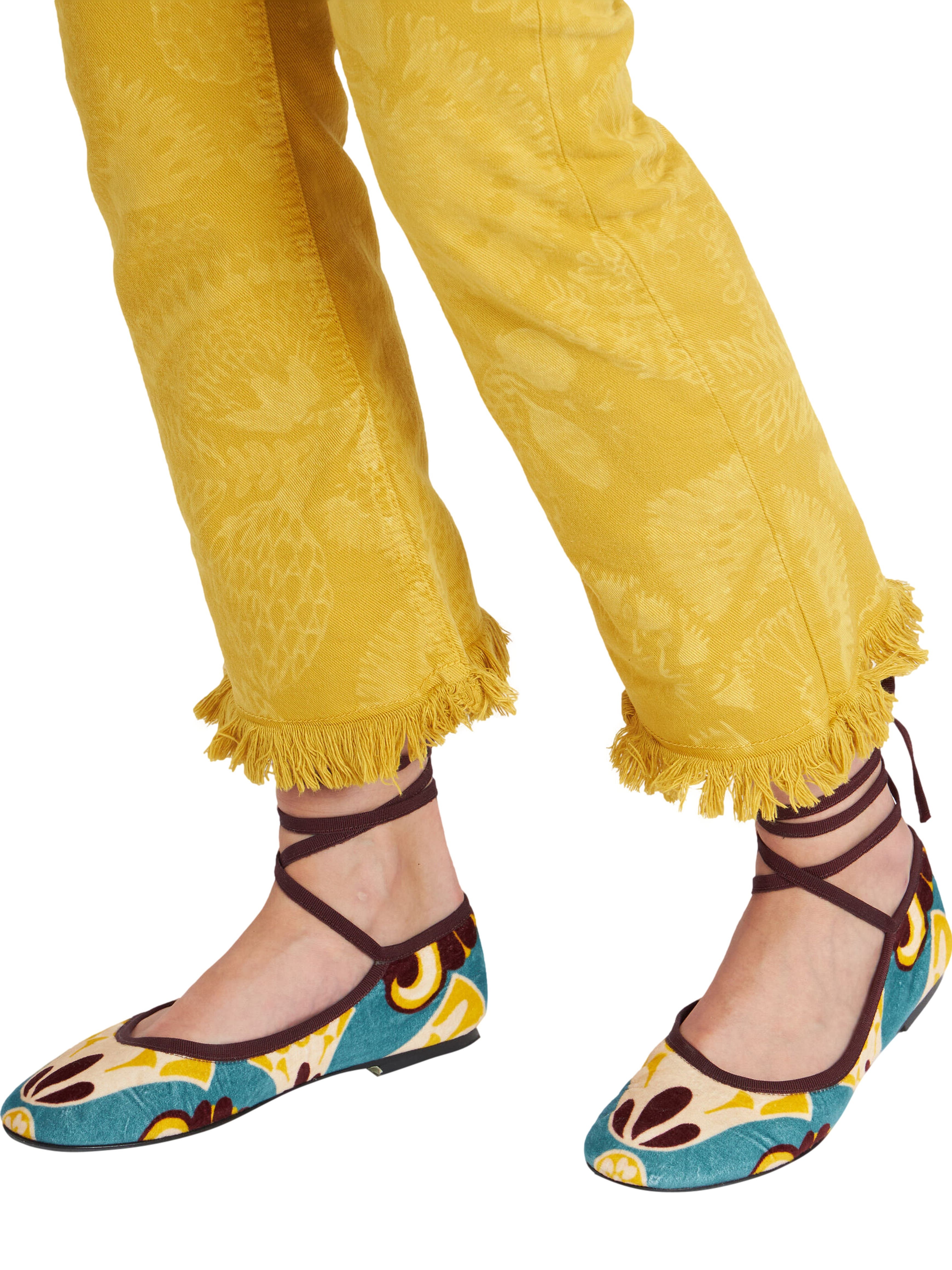 La DoubleJ Winter Ballerina Flats Dendera Light Blue at Nordstrom - 3