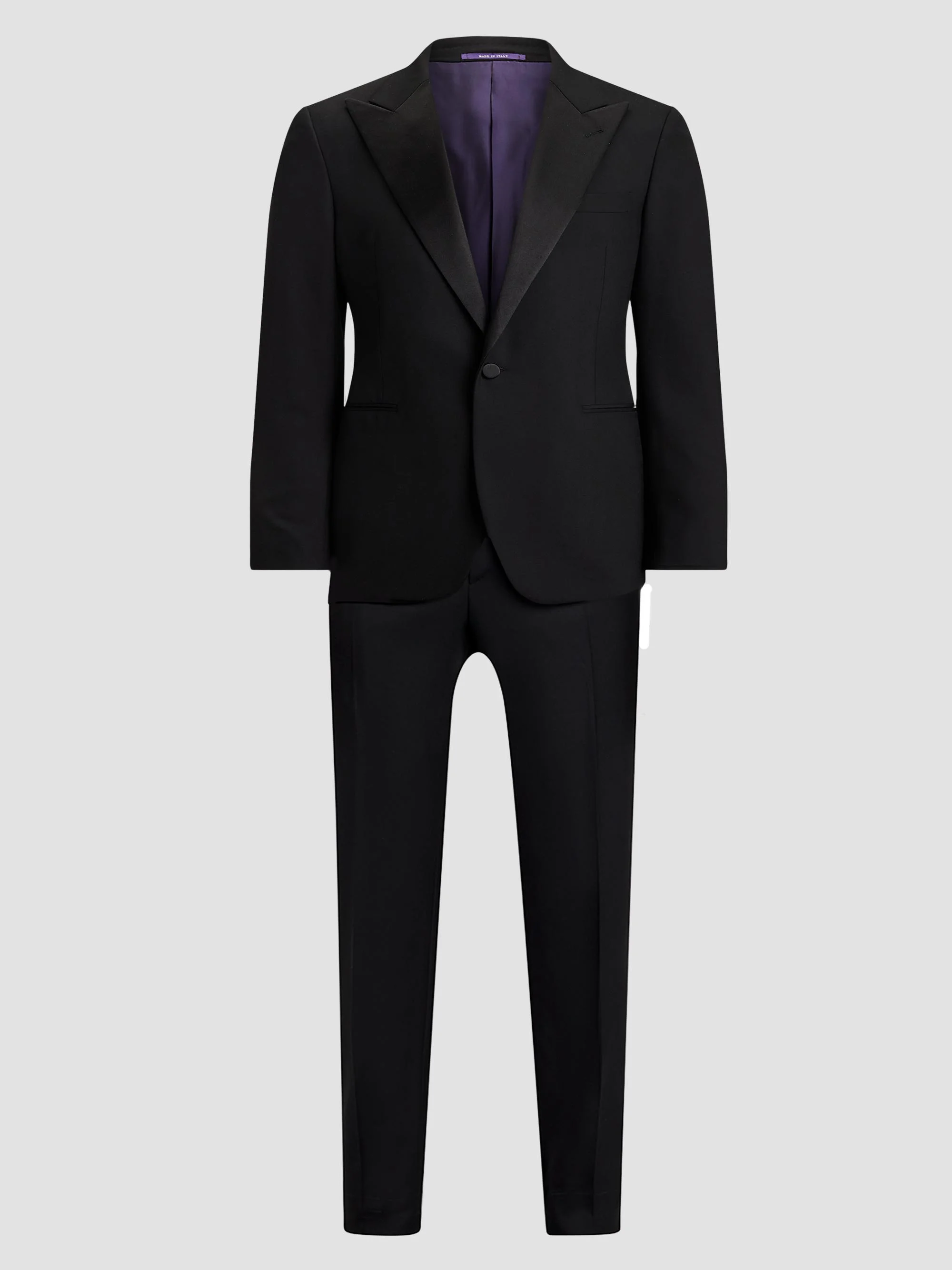 Men's Slim-Fit Gregory Barathea Wool Tuxedo - Black - 1