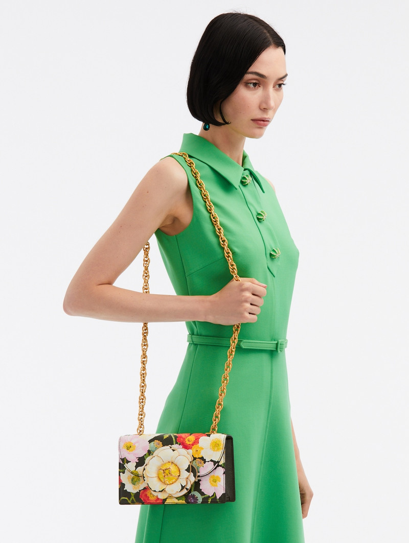 Oscar de la Renta POPPY PRINTED TRO BAG outlook