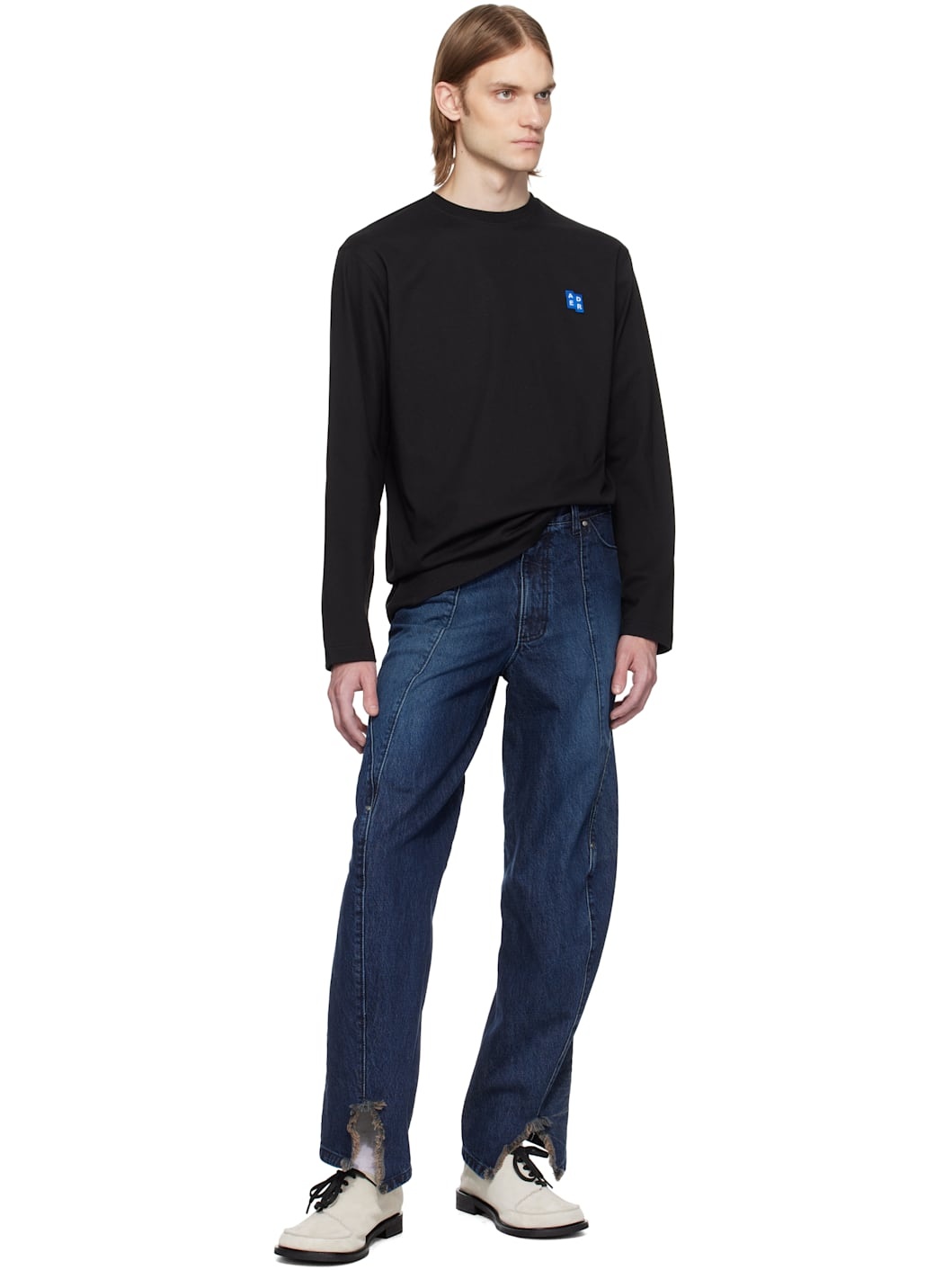 Blue Twisted Jeans - 4