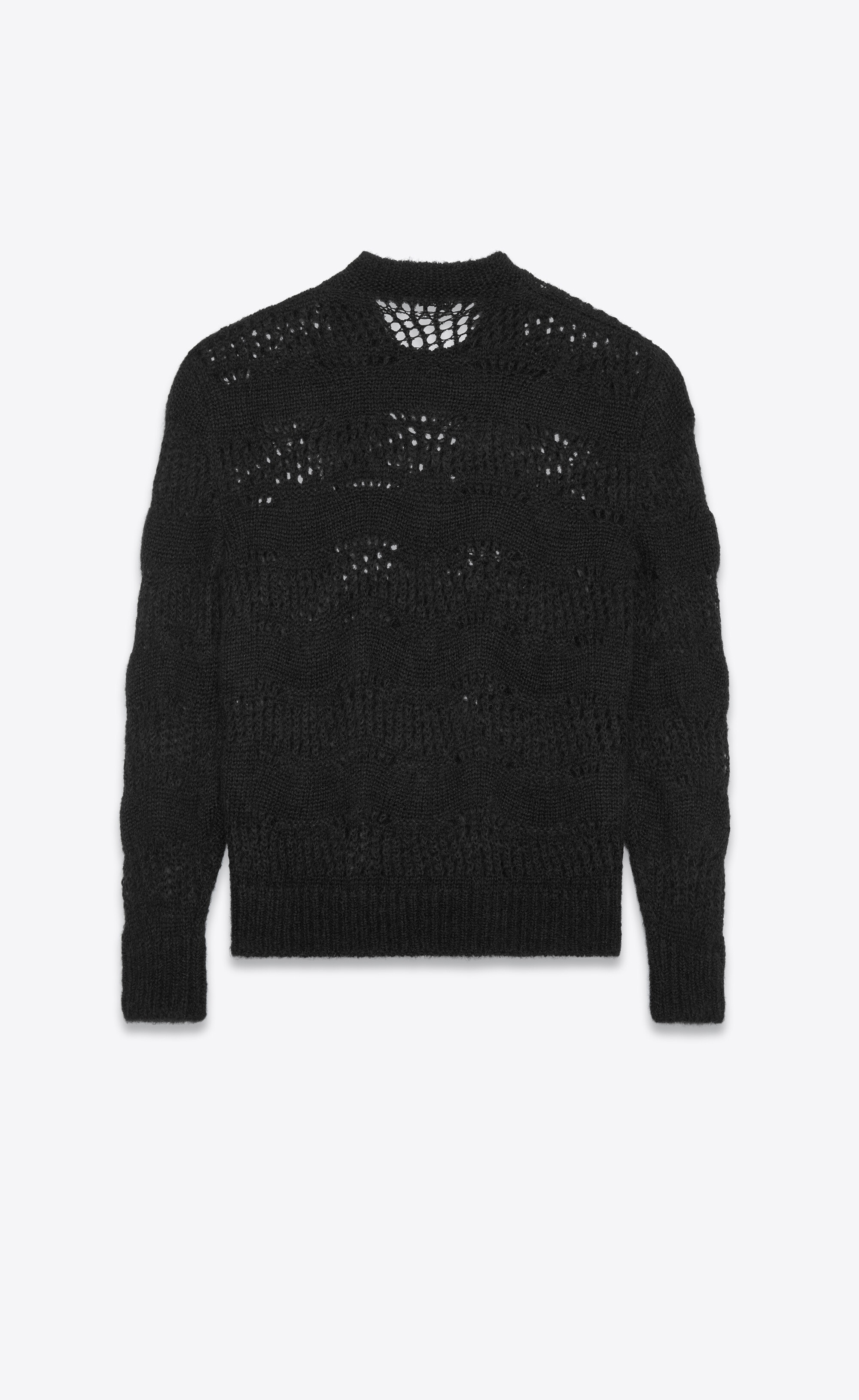 Open-Knit Mohair-Blend Sweater - 3