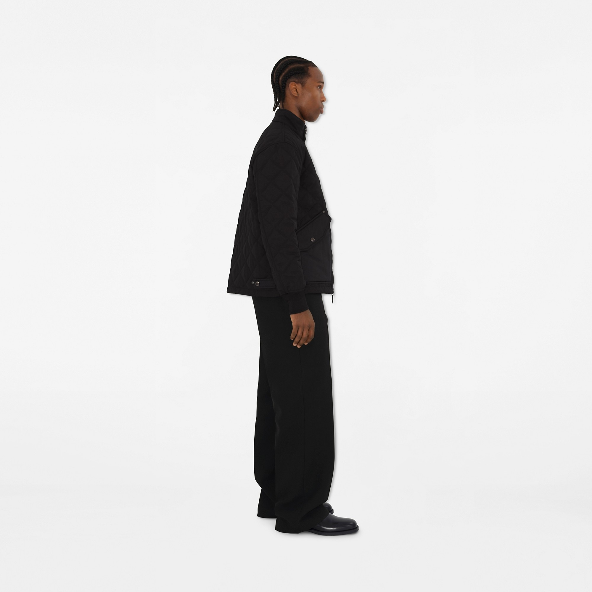 Quilted Thermoregulated Harrington Jacket - 3