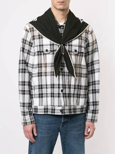 TAKAHIROMIYASHITA TheSoloist. Grunge print scarf outlook