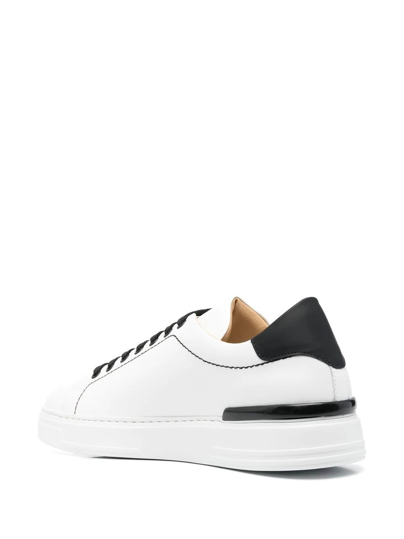 low-top leather sneakers 3