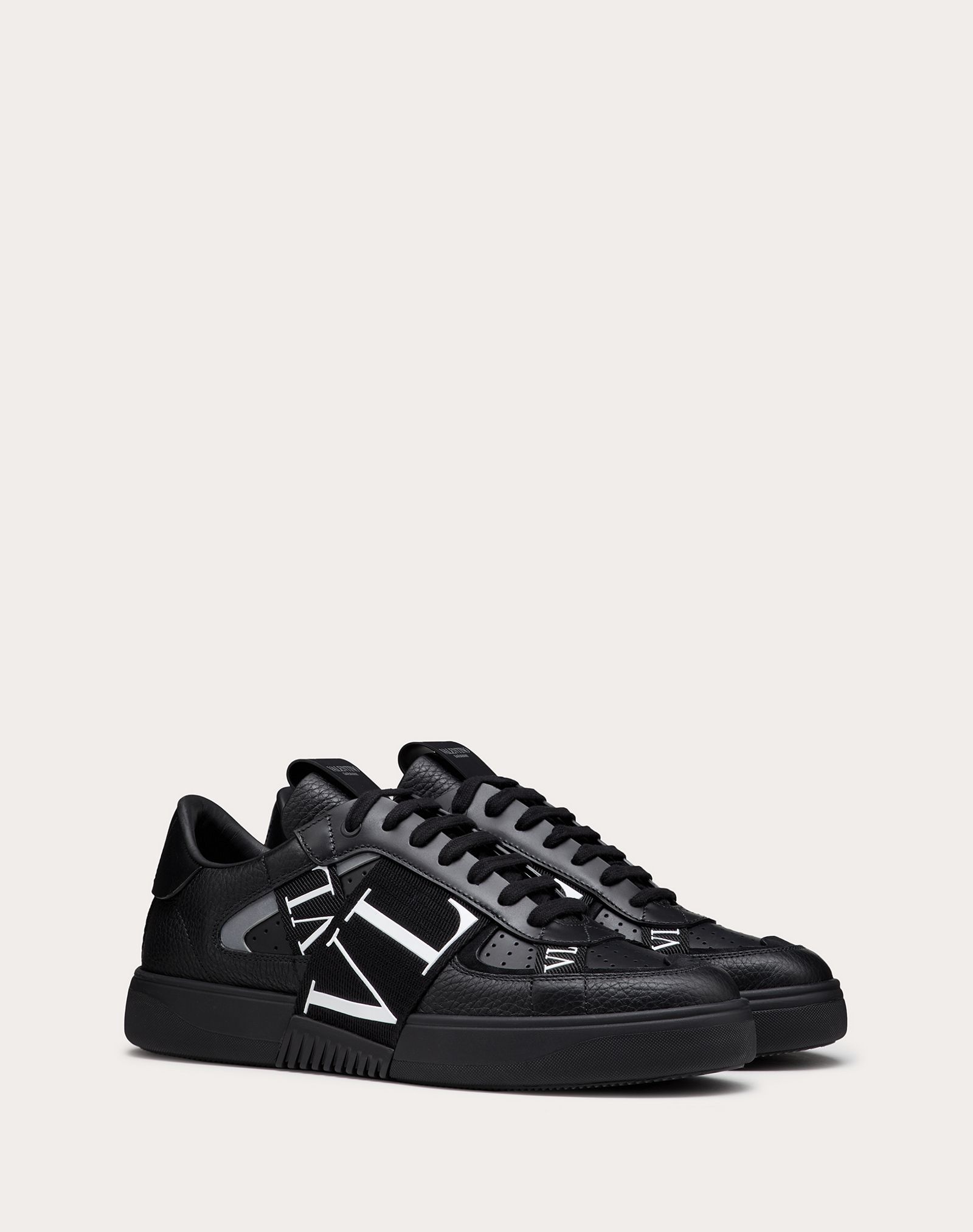 Low-top Calfskin VL7N Sneaker with Bands - 2